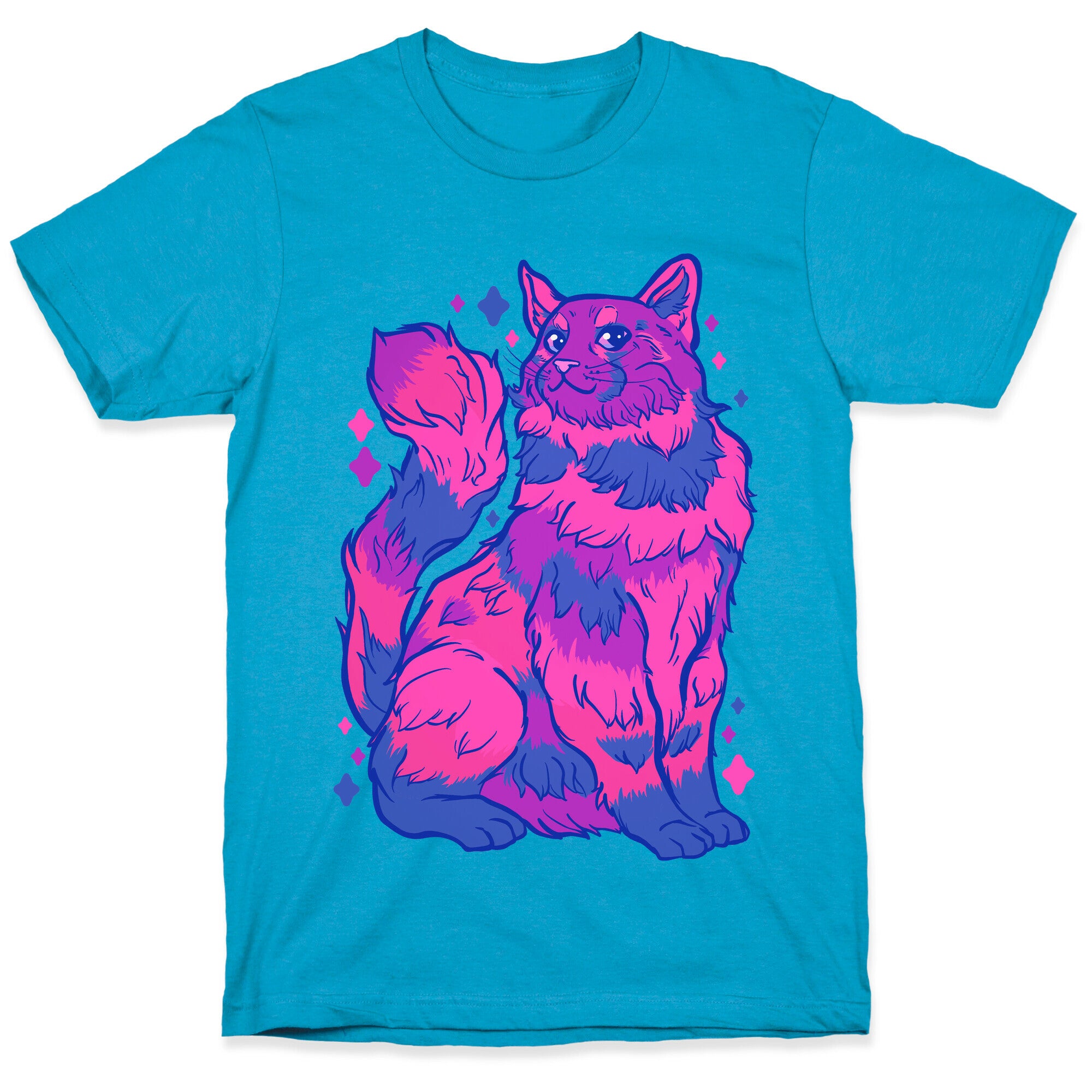 Bisexual Pride Cat Unisex Triblend Tee