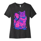 Bisexual Pride Cat Women's Cotton Tee