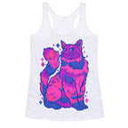 Bisexual Pride Cat Racerback Tank