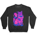 Bisexual Pride Cat Crewneck Sweatshirt