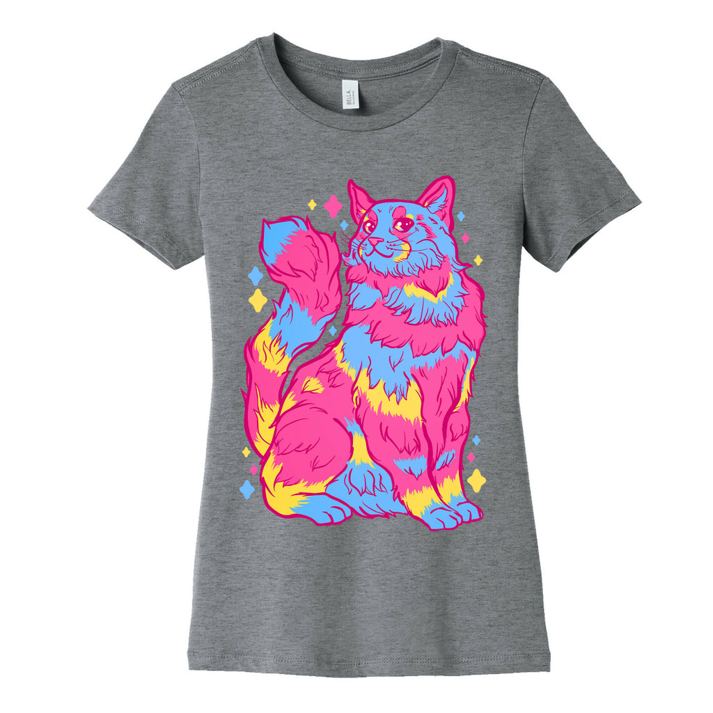 Pansexual Pride Cat Women's Cotton Tee
