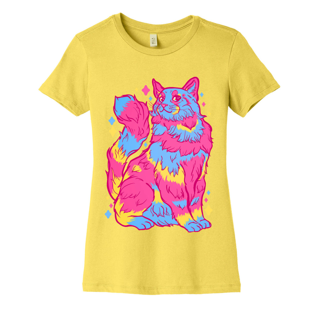 Pansexual Pride Cat Women's Cotton Tee