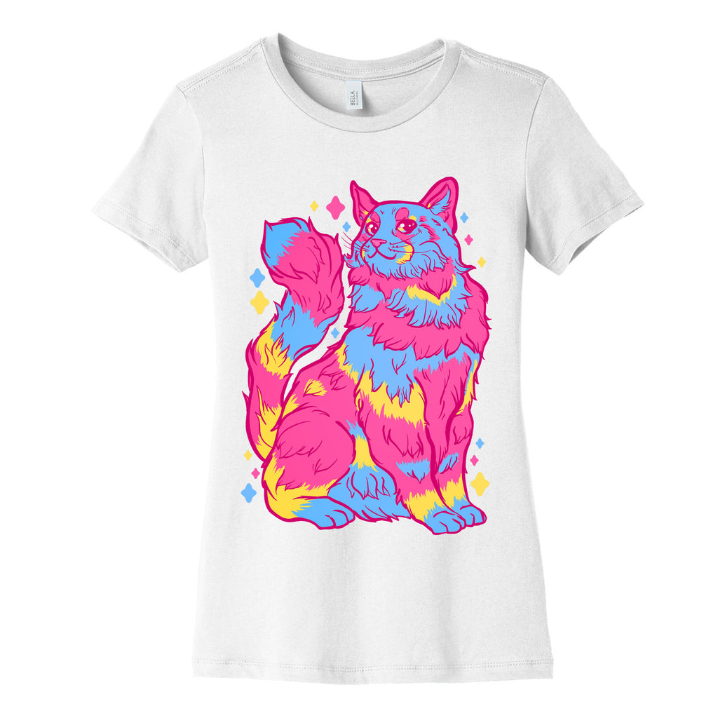 Pansexual Pride Cat Women's Cotton Tee
