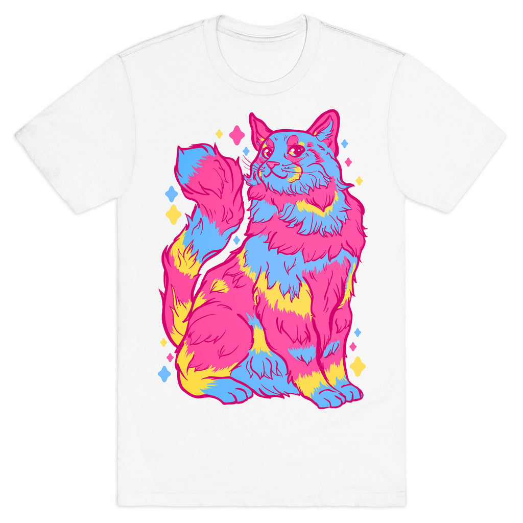 Pansexual Pride Cat T-Shirt