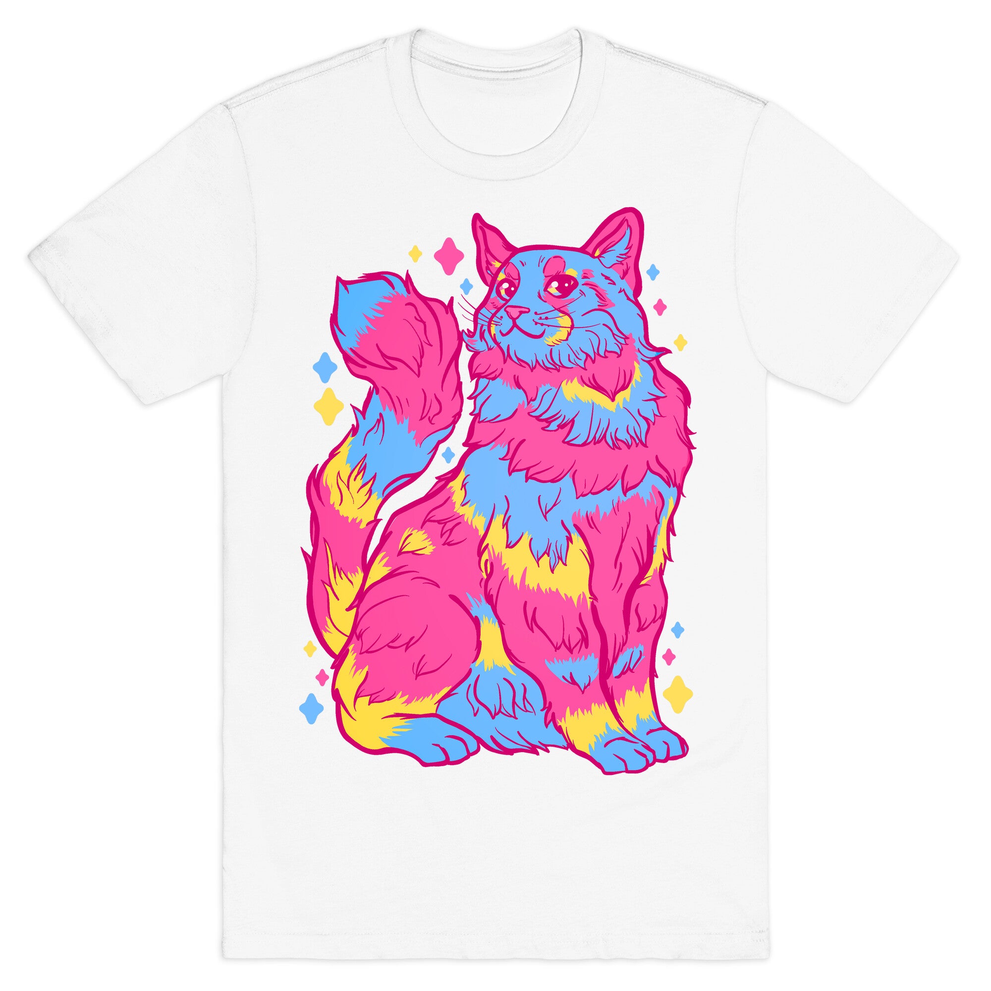 Pansexual Pride Cat T-Shirt