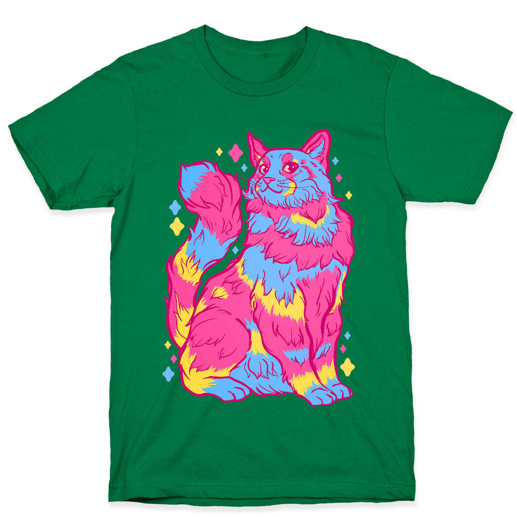 Pansexual Pride Cat T-Shirt