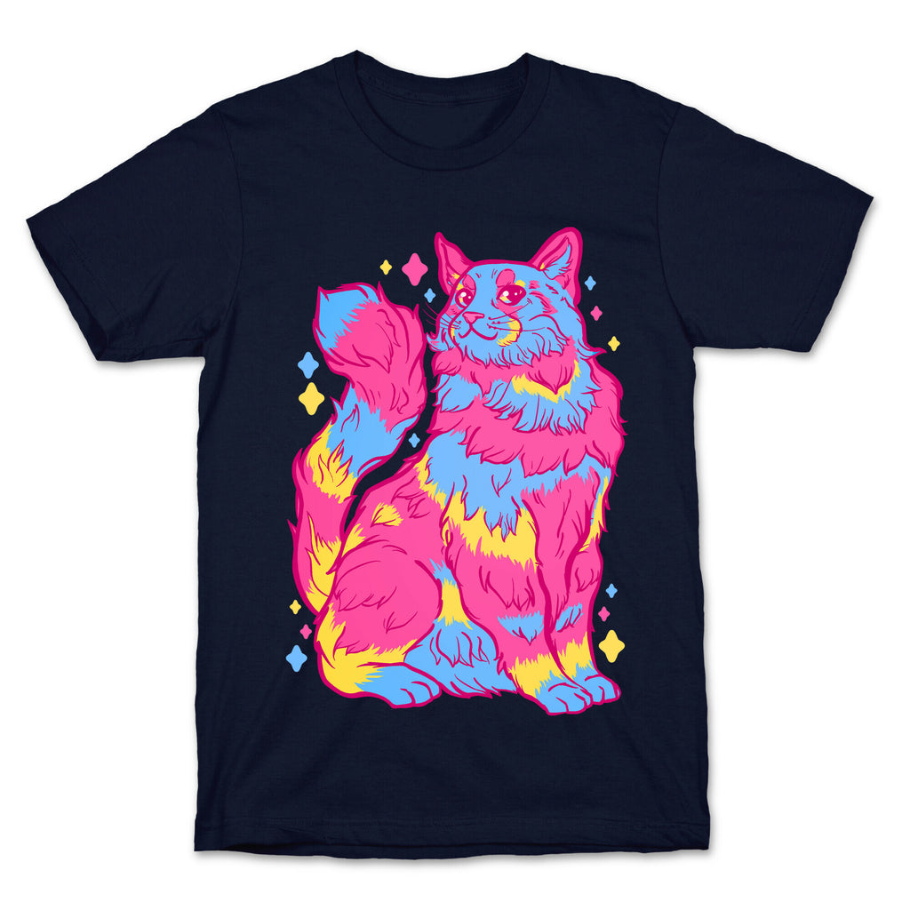 Pansexual Pride Cat T-Shirt