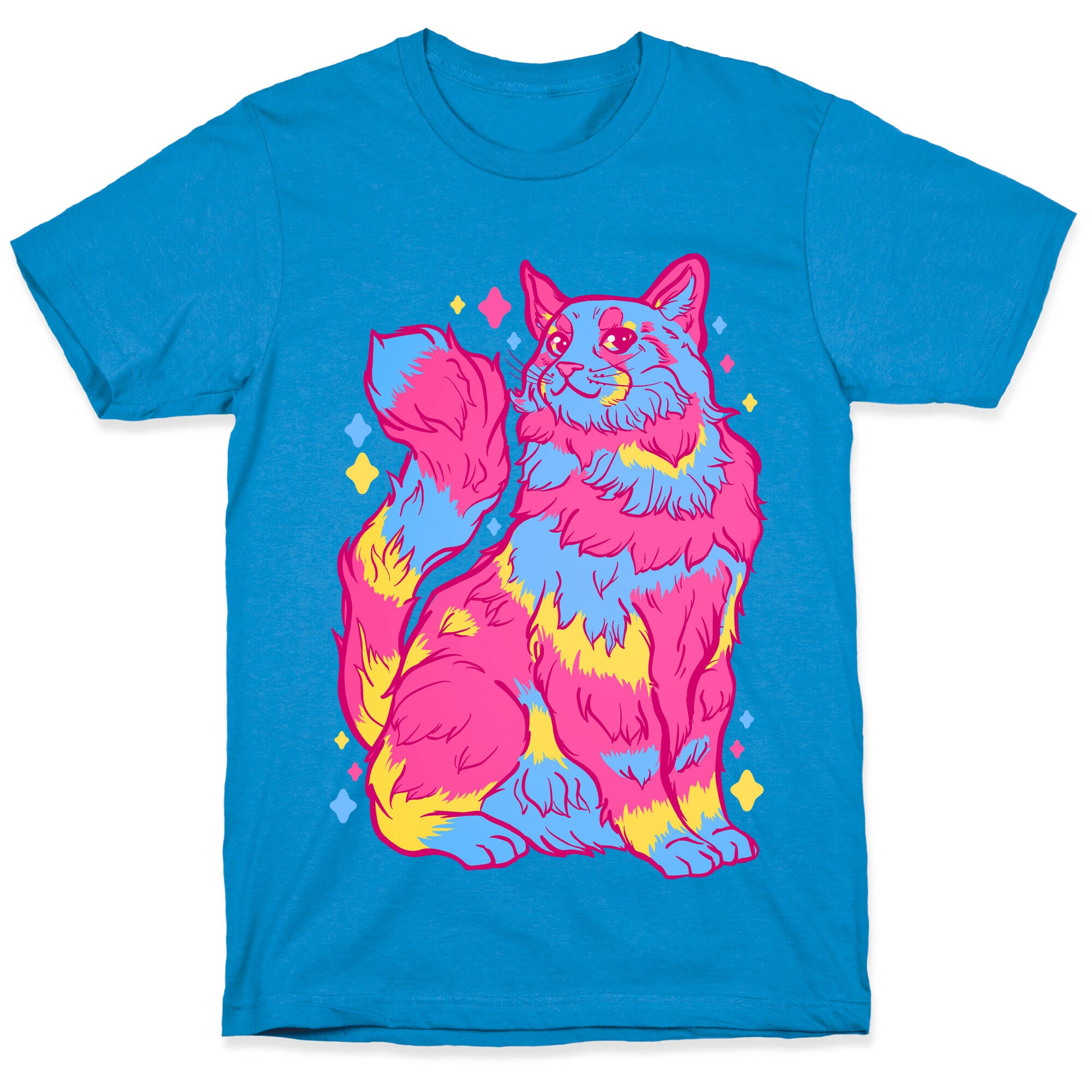 Pansexual Pride Cat T-Shirt