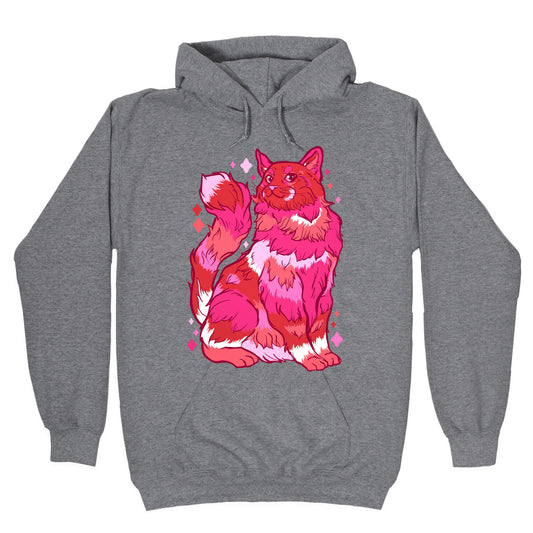 Lesbian Pride Cat Hoodie