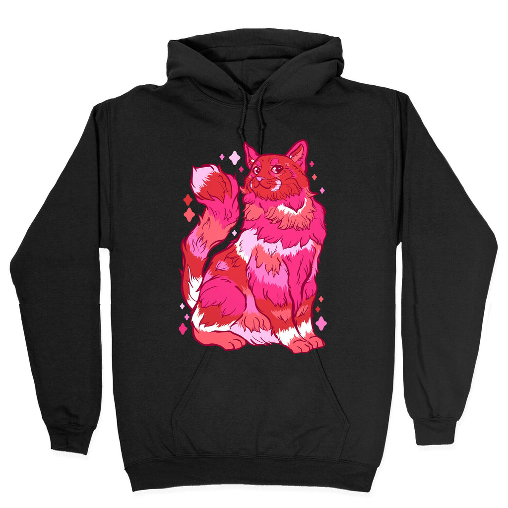 Lesbian Pride Cat Hoodie