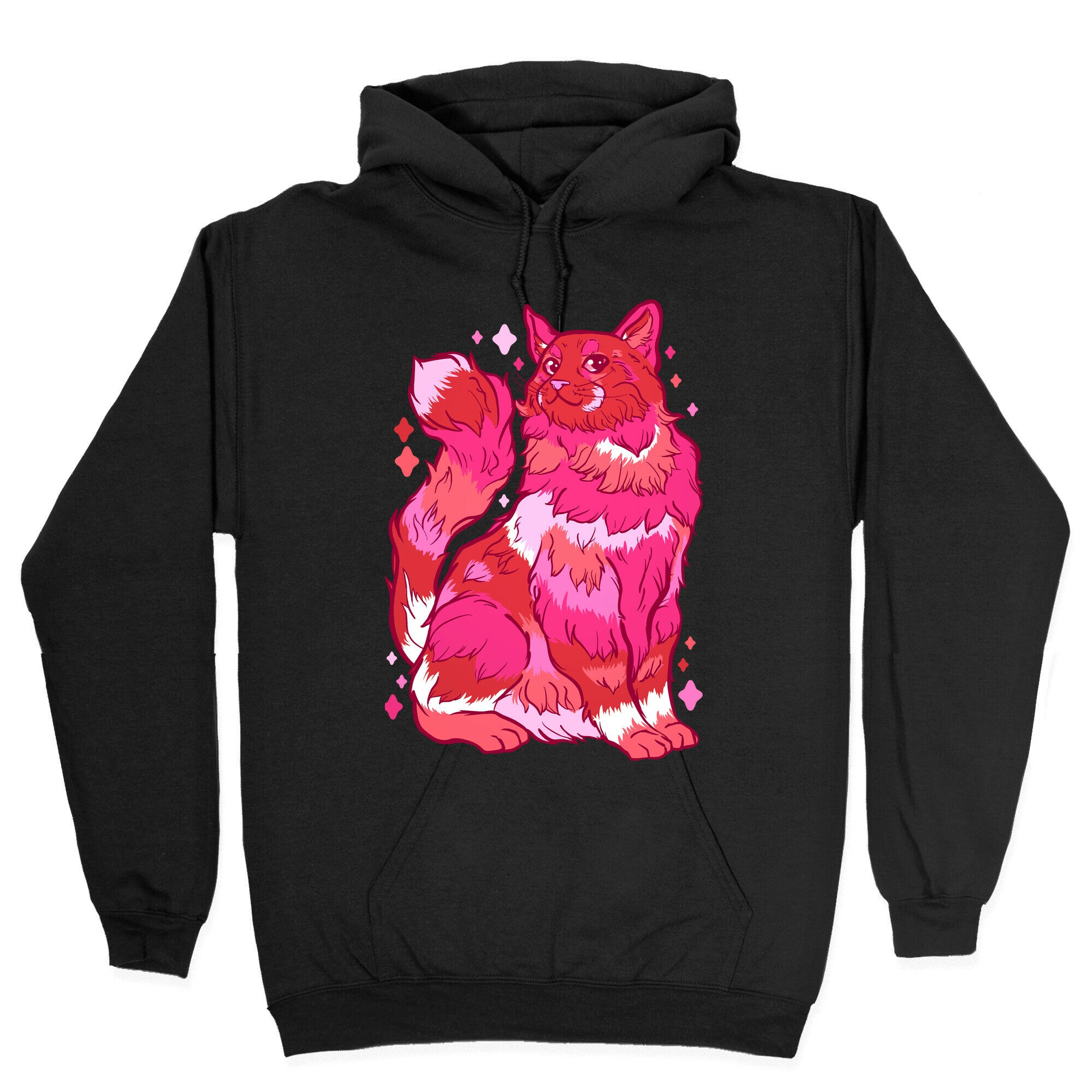 Lesbian Pride Cat Hoodie