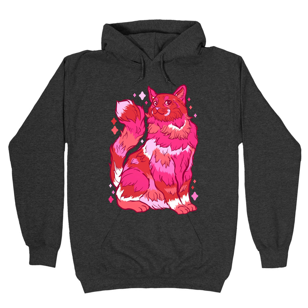 Lesbian Pride Cat Hoodie