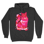 Lesbian Pride Cat Hoodie