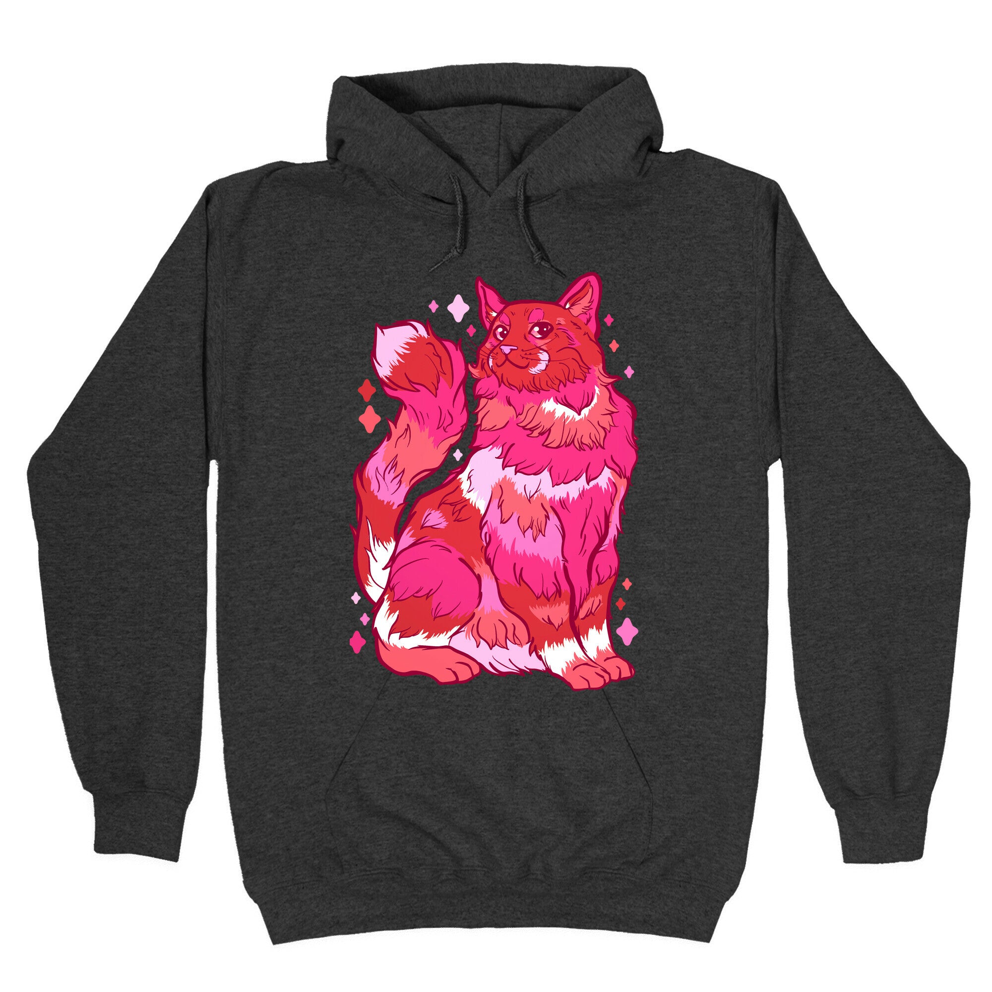 Lesbian Pride Cat Hoodie