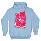 Lesbian Pride Cat Hoodie