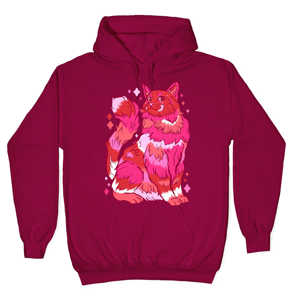 Lesbian Pride Cat Hoodie