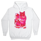 Lesbian Pride Cat Hoodie