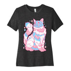 Transgender Pride Cat Women's Cotton Tee