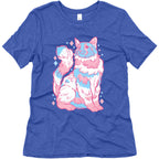 Transgender Pride Cat Women's Triblend Tee