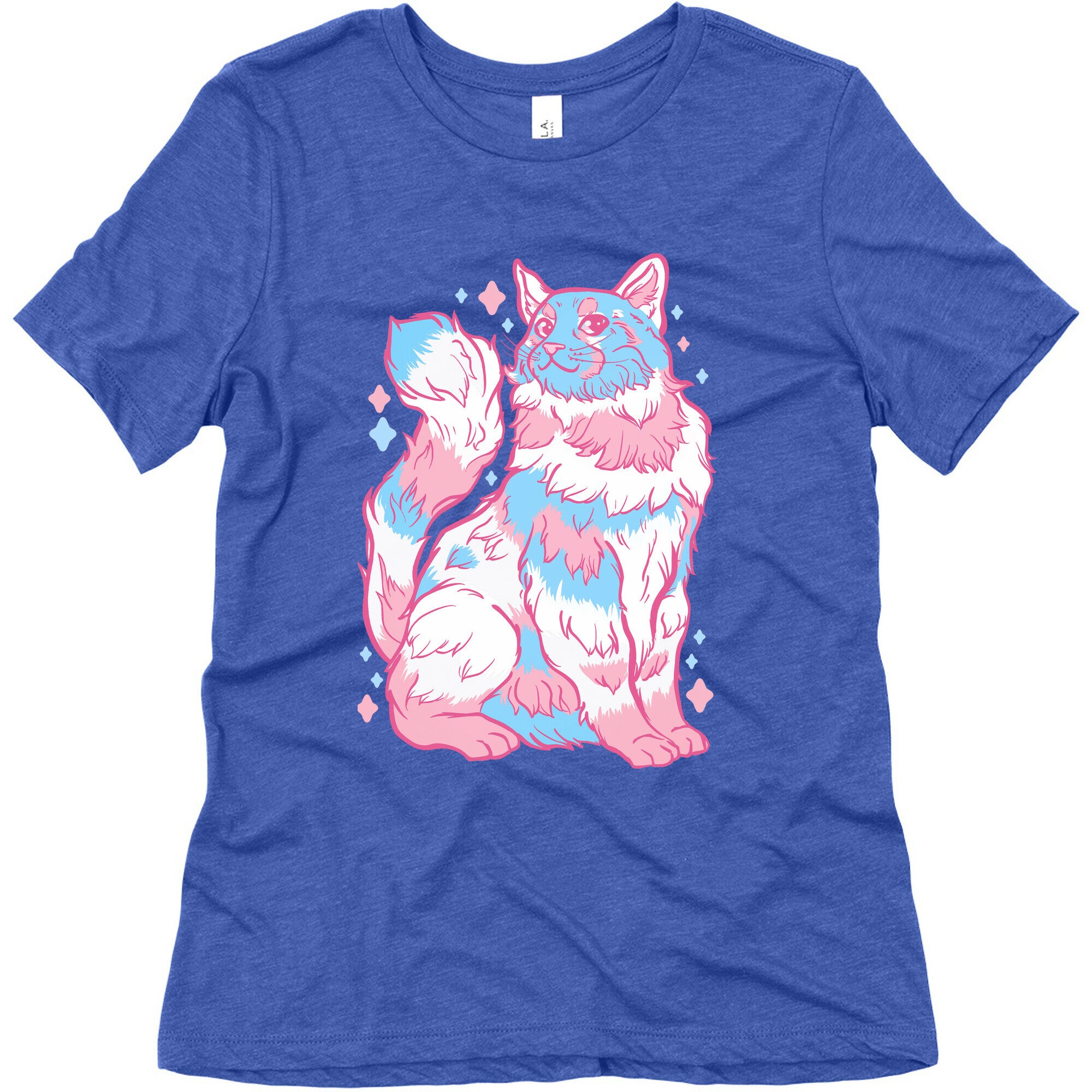 Transgender Pride Cat Women's Triblend Tee