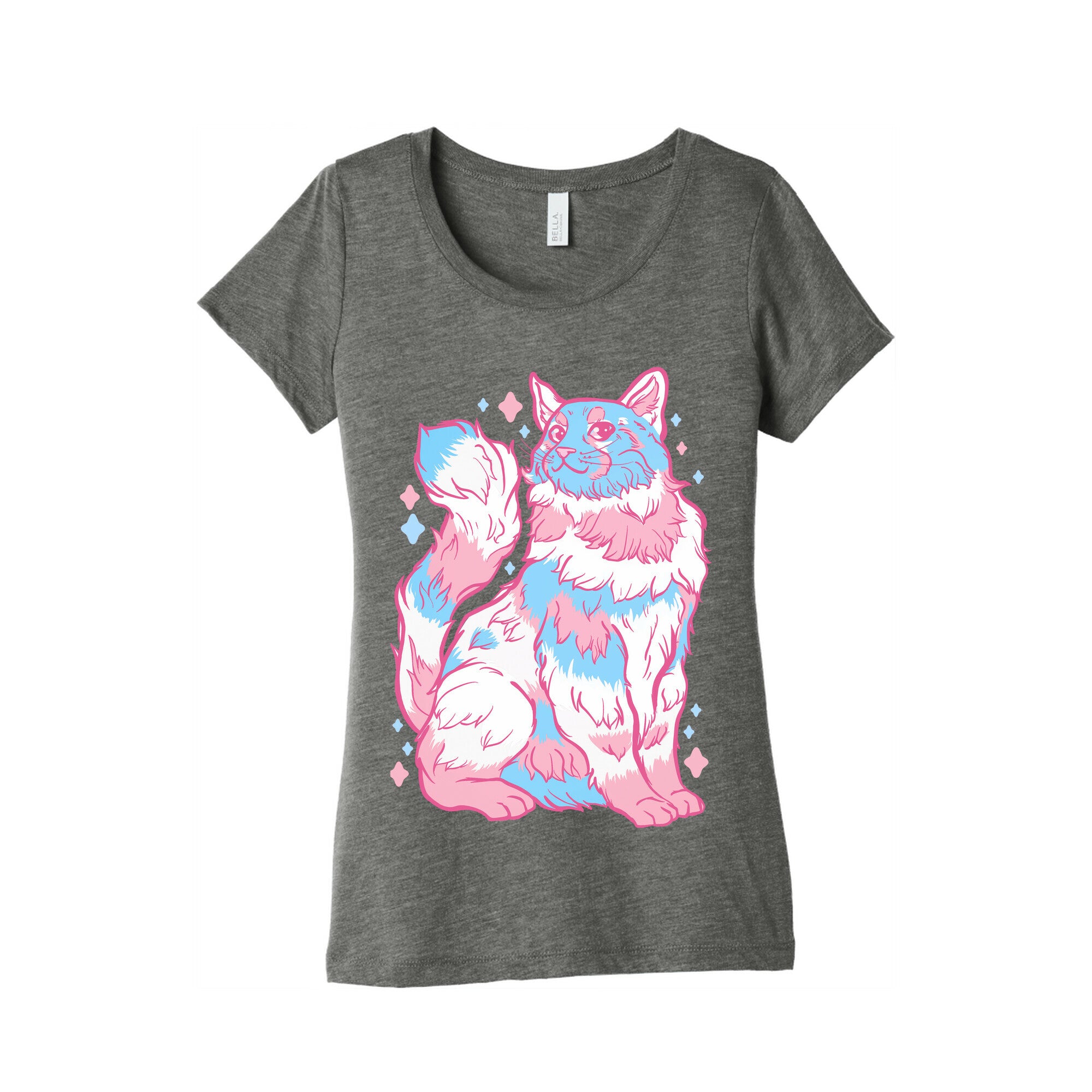 Transgender Pride Cat Women's Triblend Tee