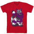 Asexual Pride Cat T-Shirt