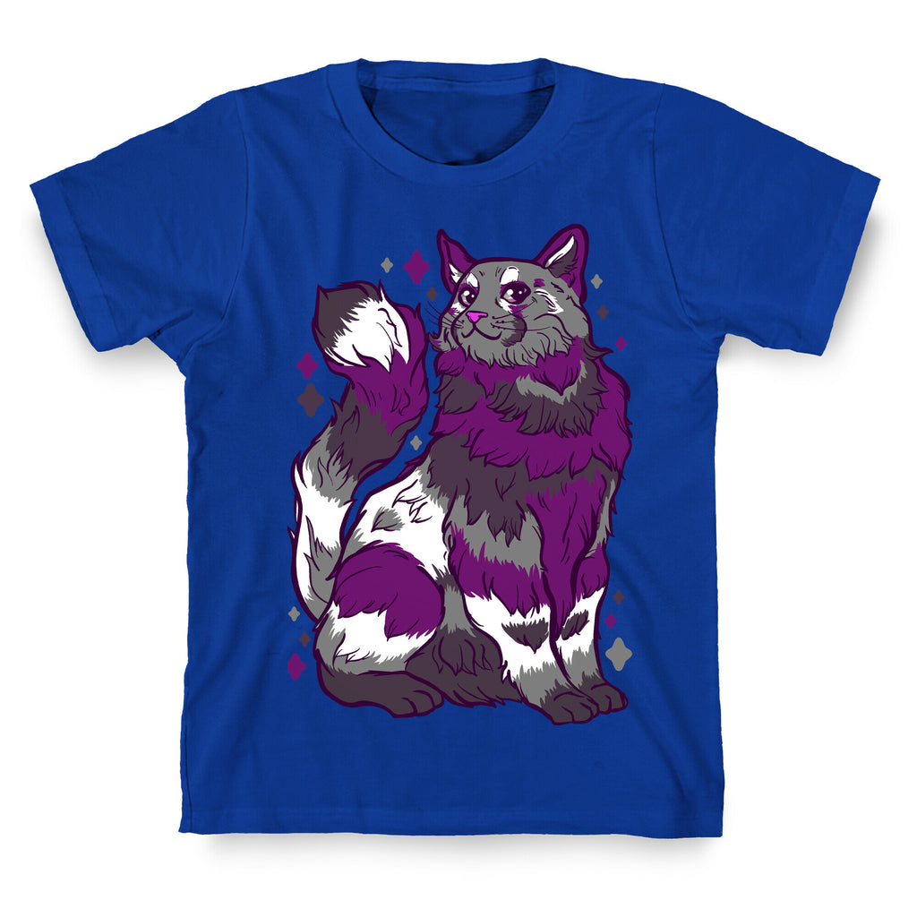 Asexual Pride Cat T-Shirt