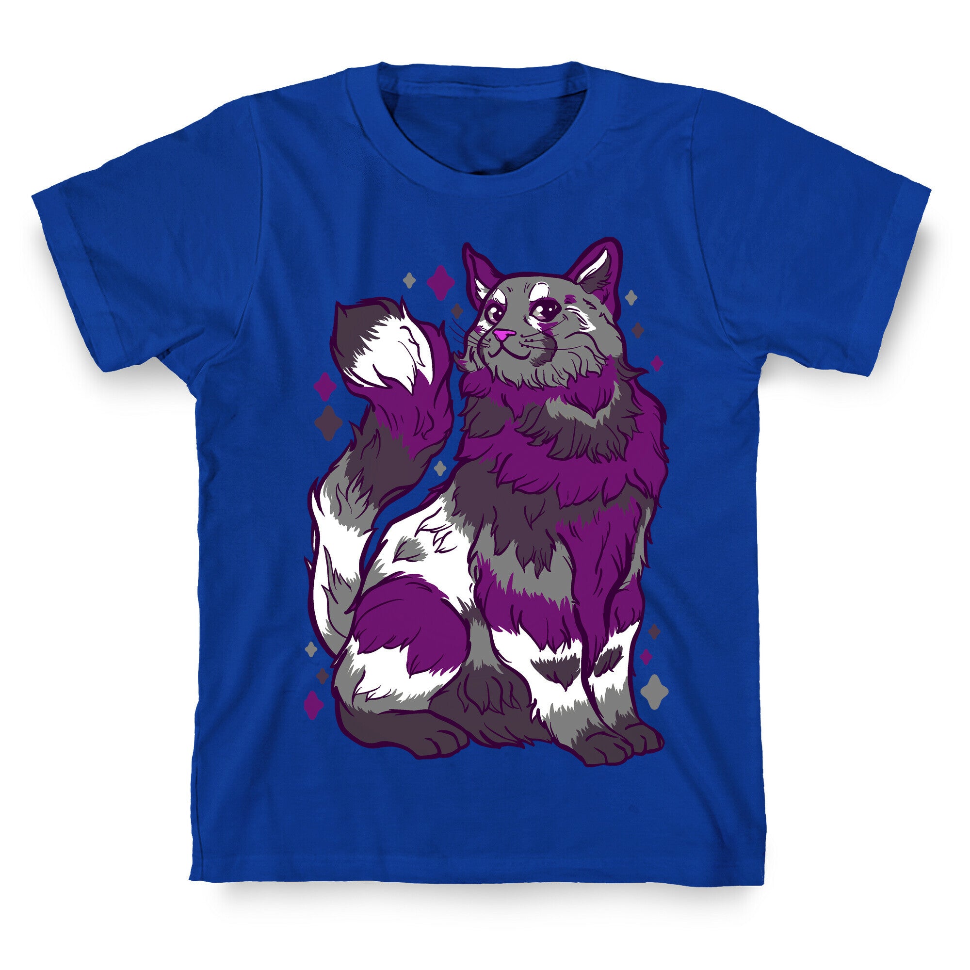 Asexual Pride Cat T-Shirt