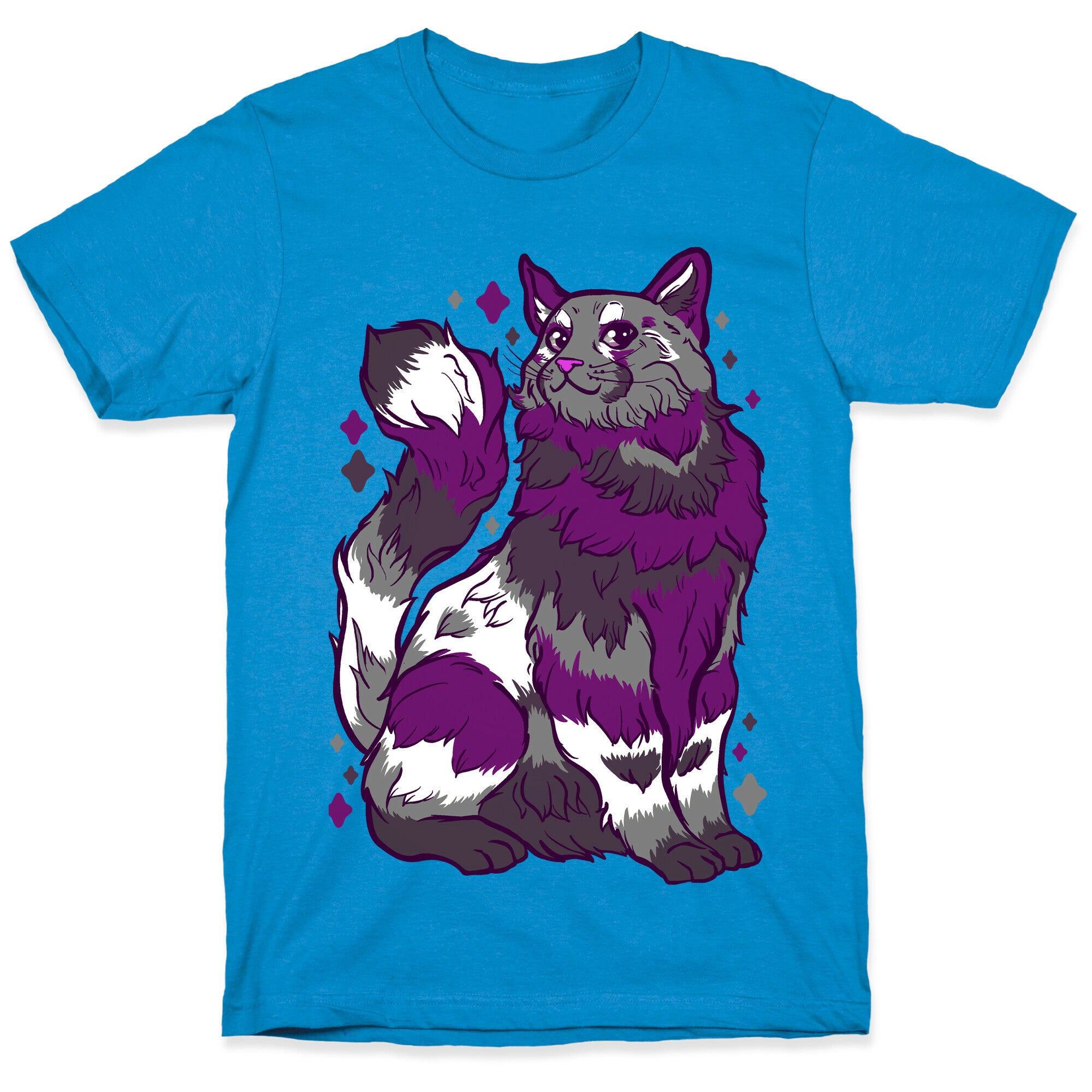 Asexual Pride Cat T-Shirt