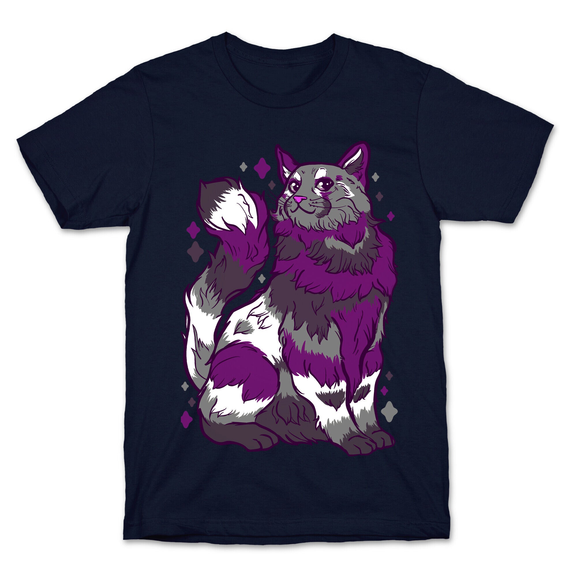 Asexual Pride Cat T-Shirt