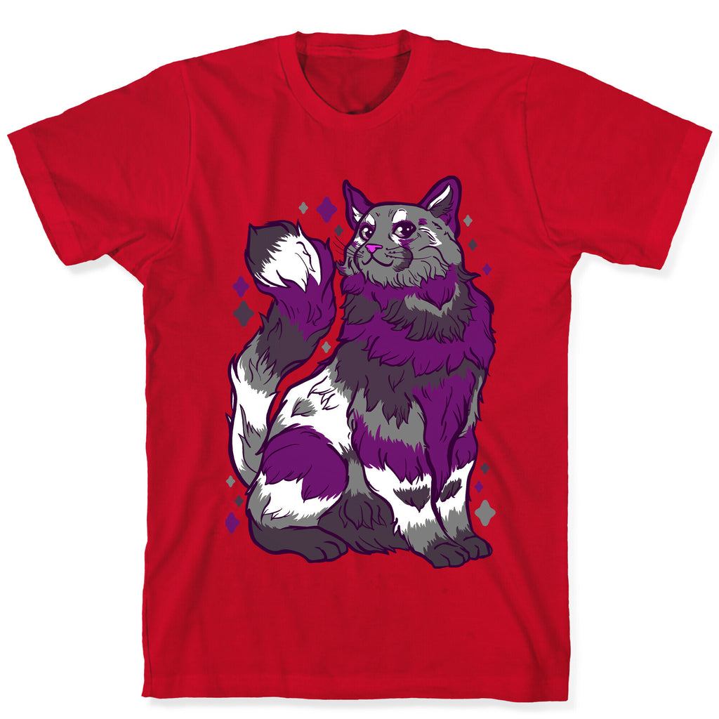 Asexual Pride Cat T-Shirt