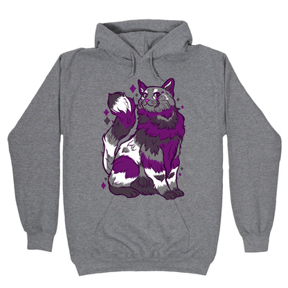 Asexual Pride Cat Hoodie