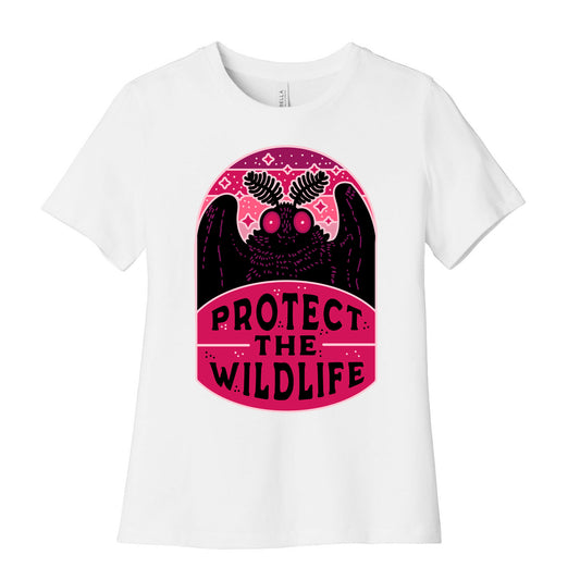Protect the Wildlife (Mothman) Women's Cotton Tee