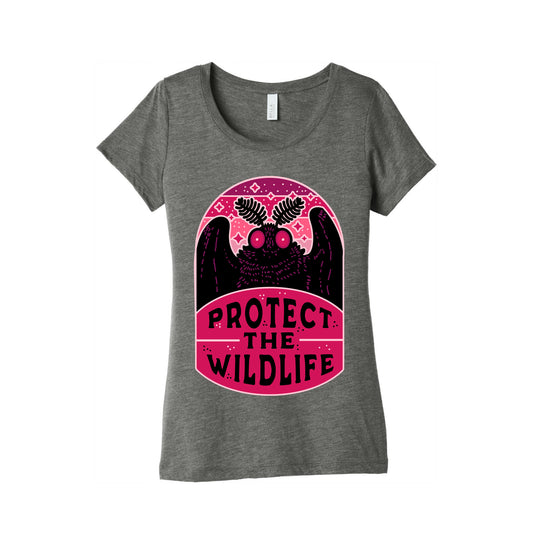 Protect the Wildlife (Mothman) Women's Triblend Tee
