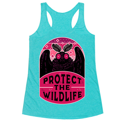 Protect the Wildlife (Mothman) Racerback Tank