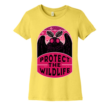 Protect the Wildlife (Mothman) Women's Cotton Tee