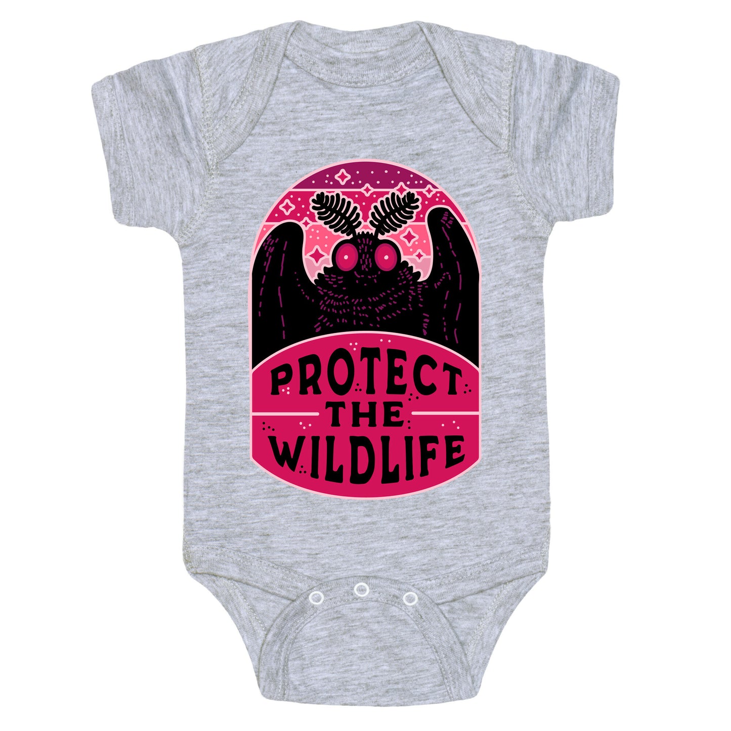 Protect the Wildlife (Mothman) Baby One Piece