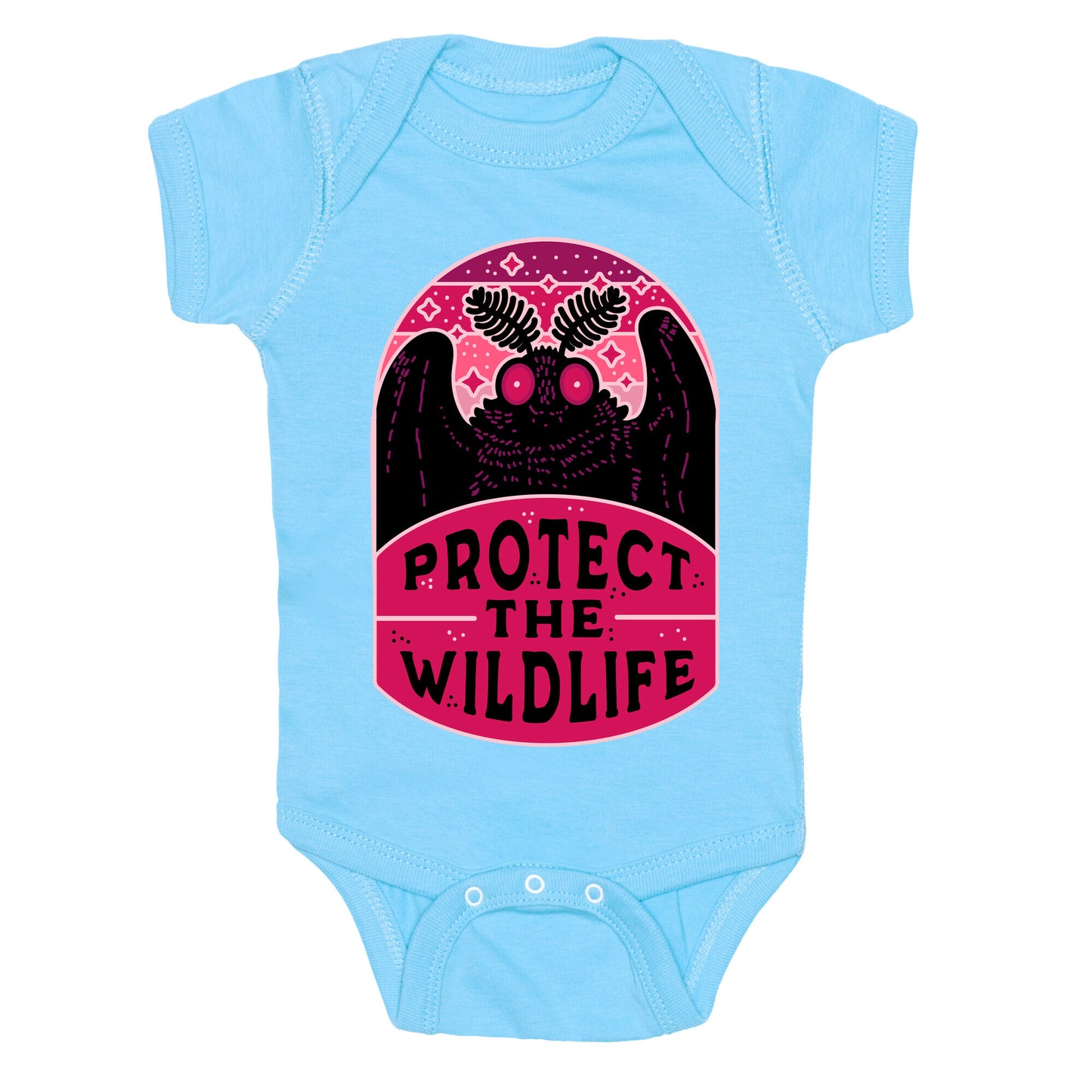 Protect the Wildlife (Mothman) Baby One Piece