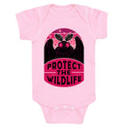 Protect the Wildlife (Mothman) Baby One Piece