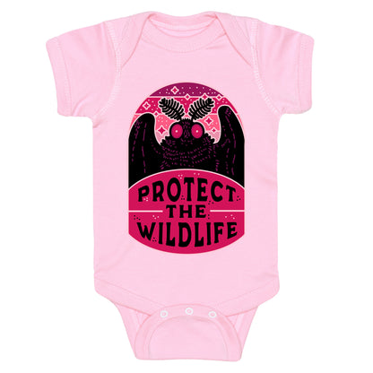 Protect the Wildlife (Mothman) Baby One Piece