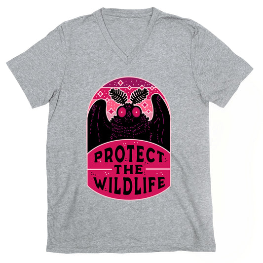 Protect the Wildlife (Mothman) V-Neck
