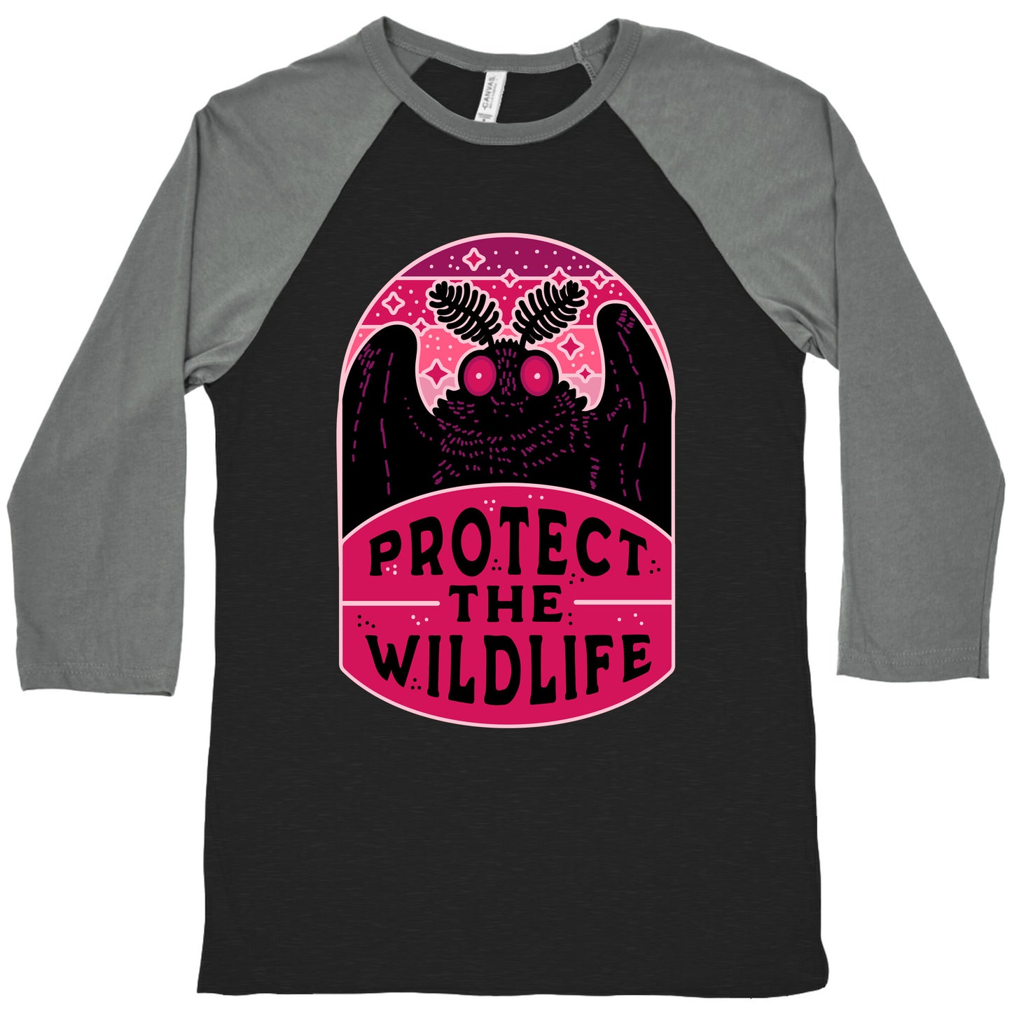 Protect the Wildlife (Mothman) Baseball Tee