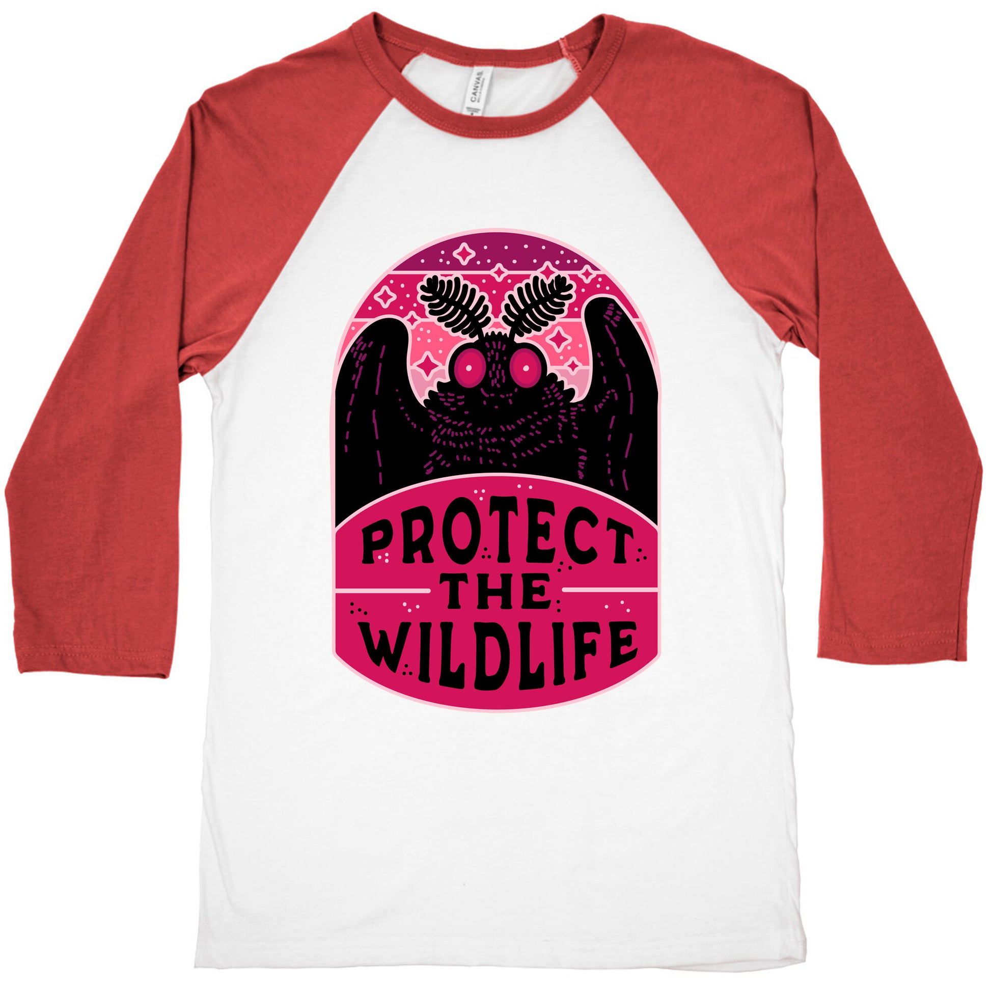 Protect the Wildlife (Mothman) Baseball Tee