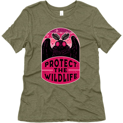 Protect the Wildlife (Mothman) Women's Triblend Tee