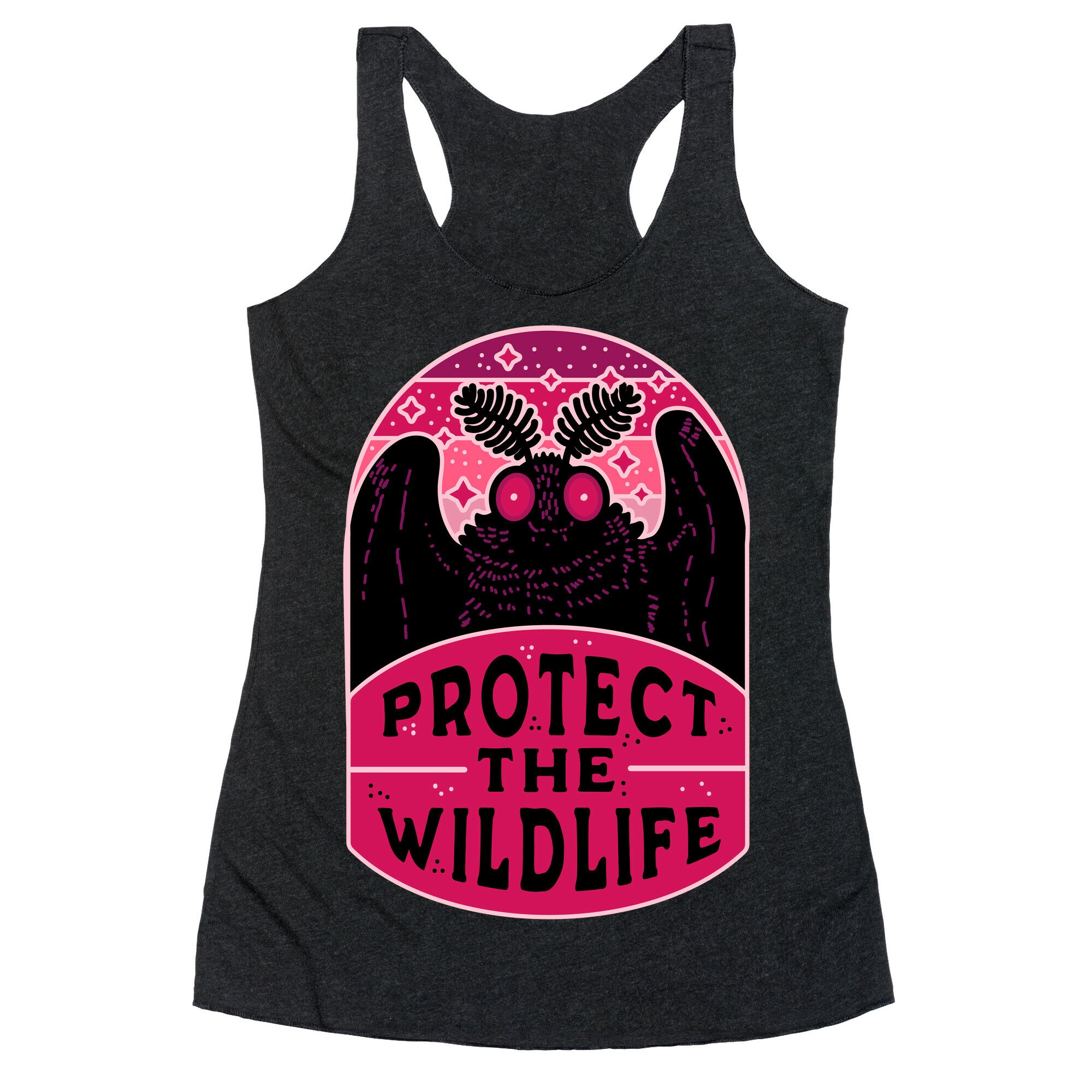 Protect the Wildlife (Mothman) Racerback Tank