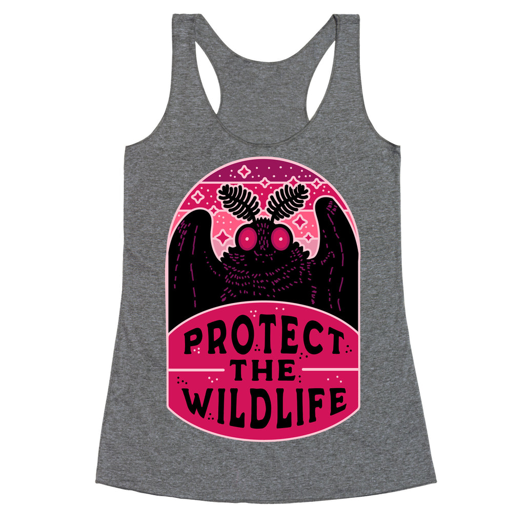Protect the Wildlife (Mothman) Racerback Tank