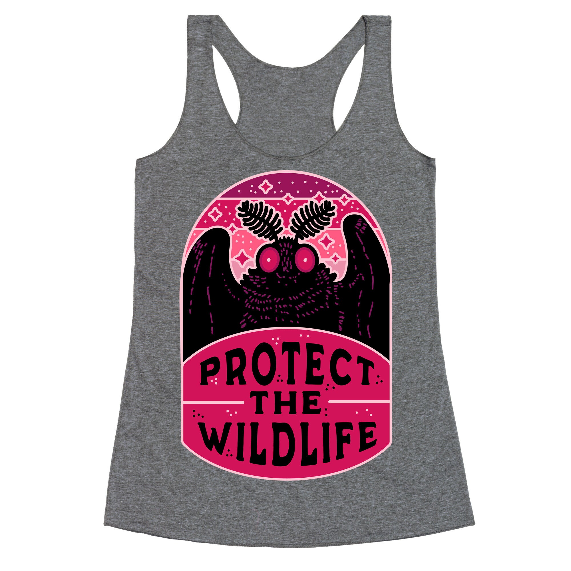 Protect the Wildlife (Mothman) Racerback Tank