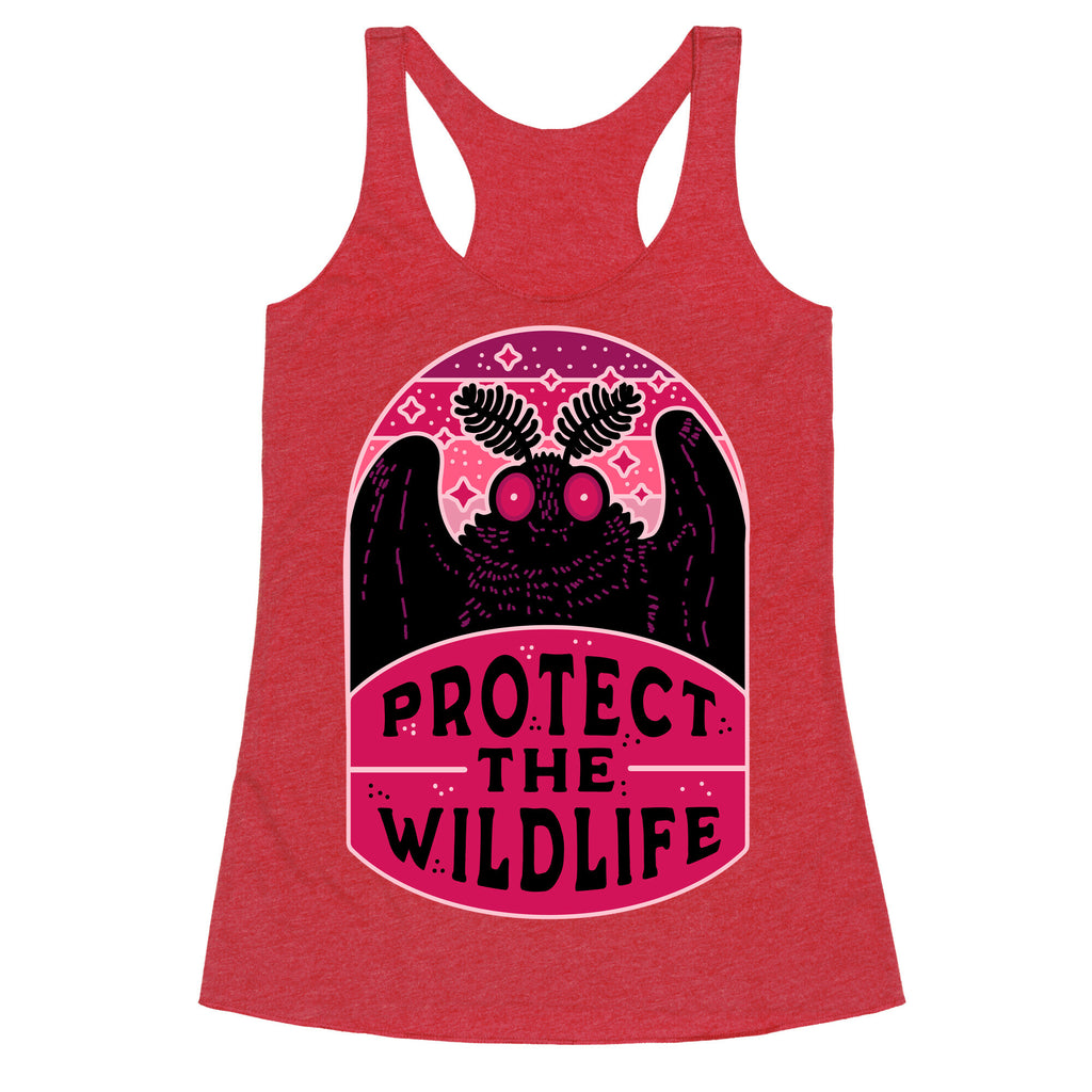 Protect the Wildlife (Mothman) Racerback Tank