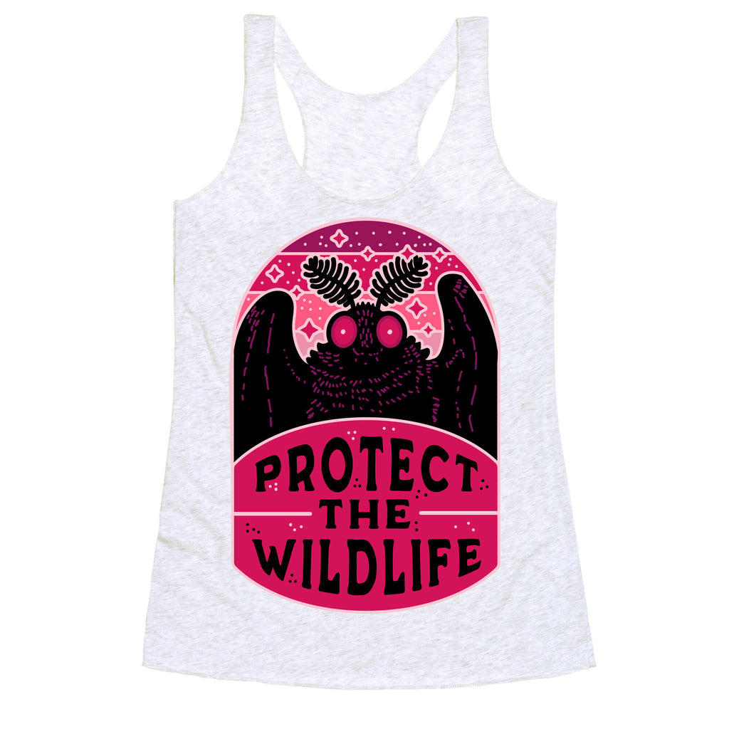 Protect the Wildlife (Mothman) Racerback Tank