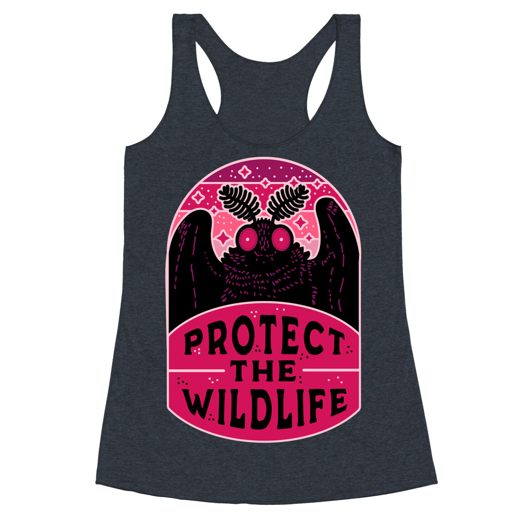 Protect the Wildlife (Mothman) Racerback Tank